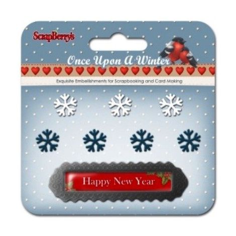 Elementy metalowe Scrap Berry's Once Upon a Winter 2, 8szt